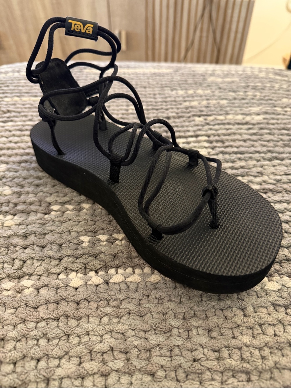 Teva Black Platform Sandal